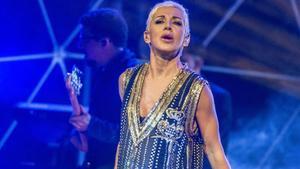 Ana Torroja, en una actuación en el Palau de la Música.