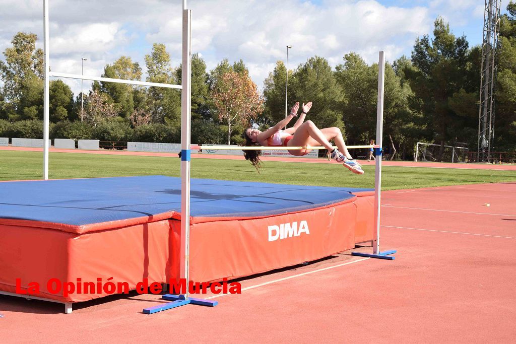 Regional absoluto y sub-23 de atletismo en Lorca (I)