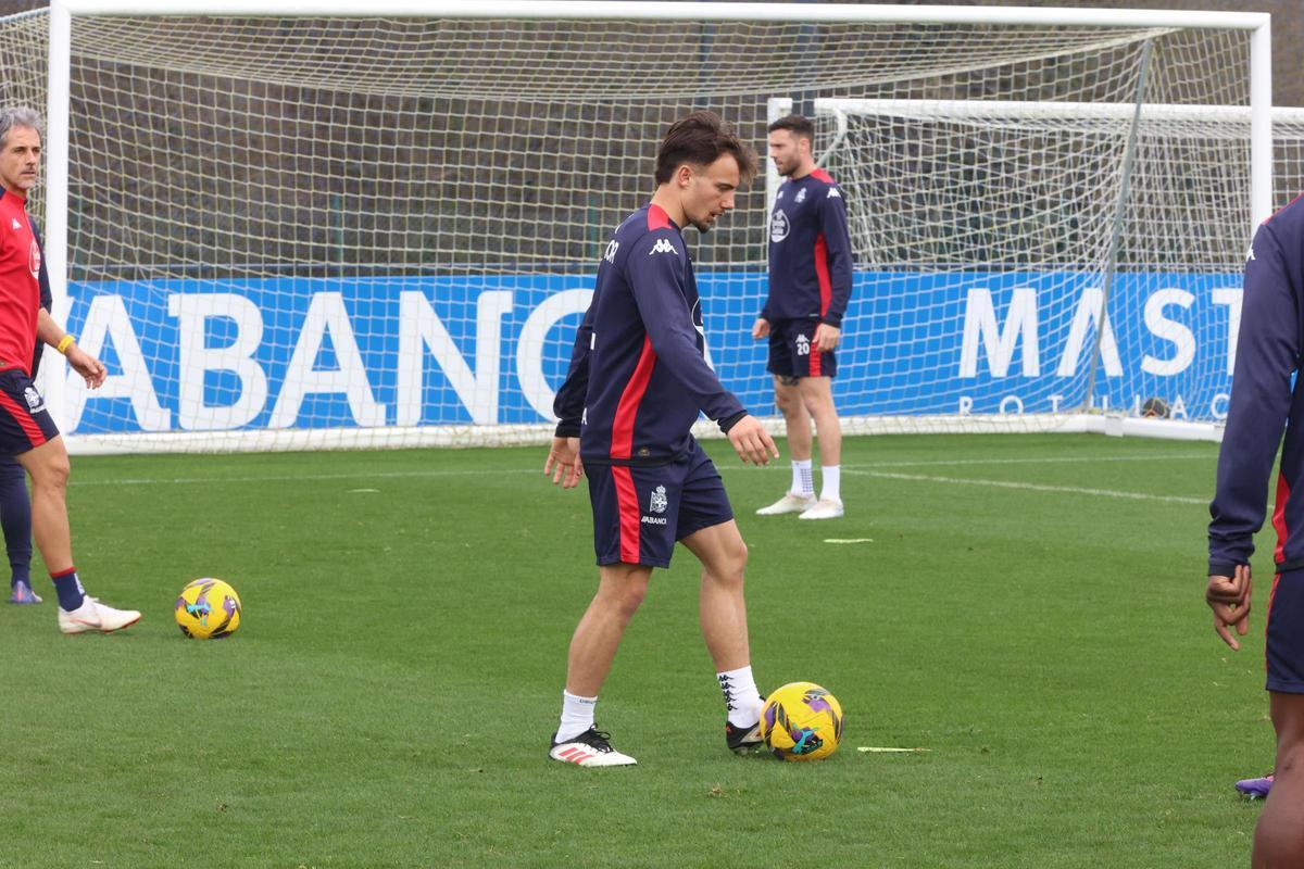 El Dépor prepara el partido contra el Eldense