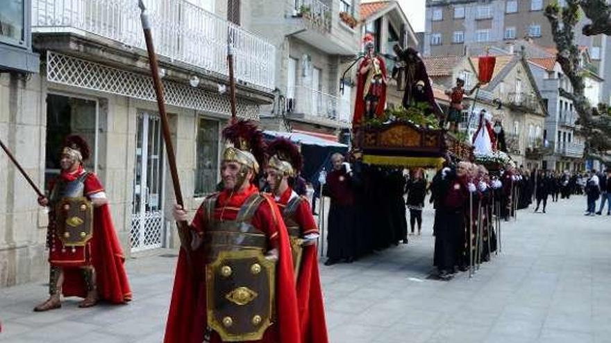 El Santo Encuentro con el paso del Nazareno.