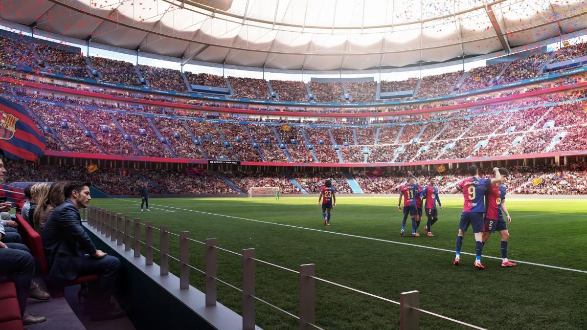 ¡Última actualización del nuevo Spotify Camp Nou! La cosa empieza a coger color...