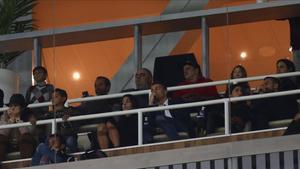 marcosl36583432 real madrid s cristiano ronaldo  centre  watches from a box 161211185758