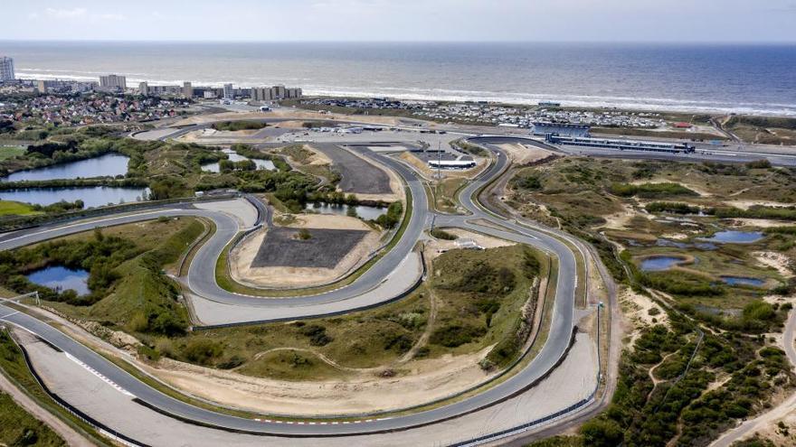 Vista aérea del circuito neerlandés de Zandvoort.