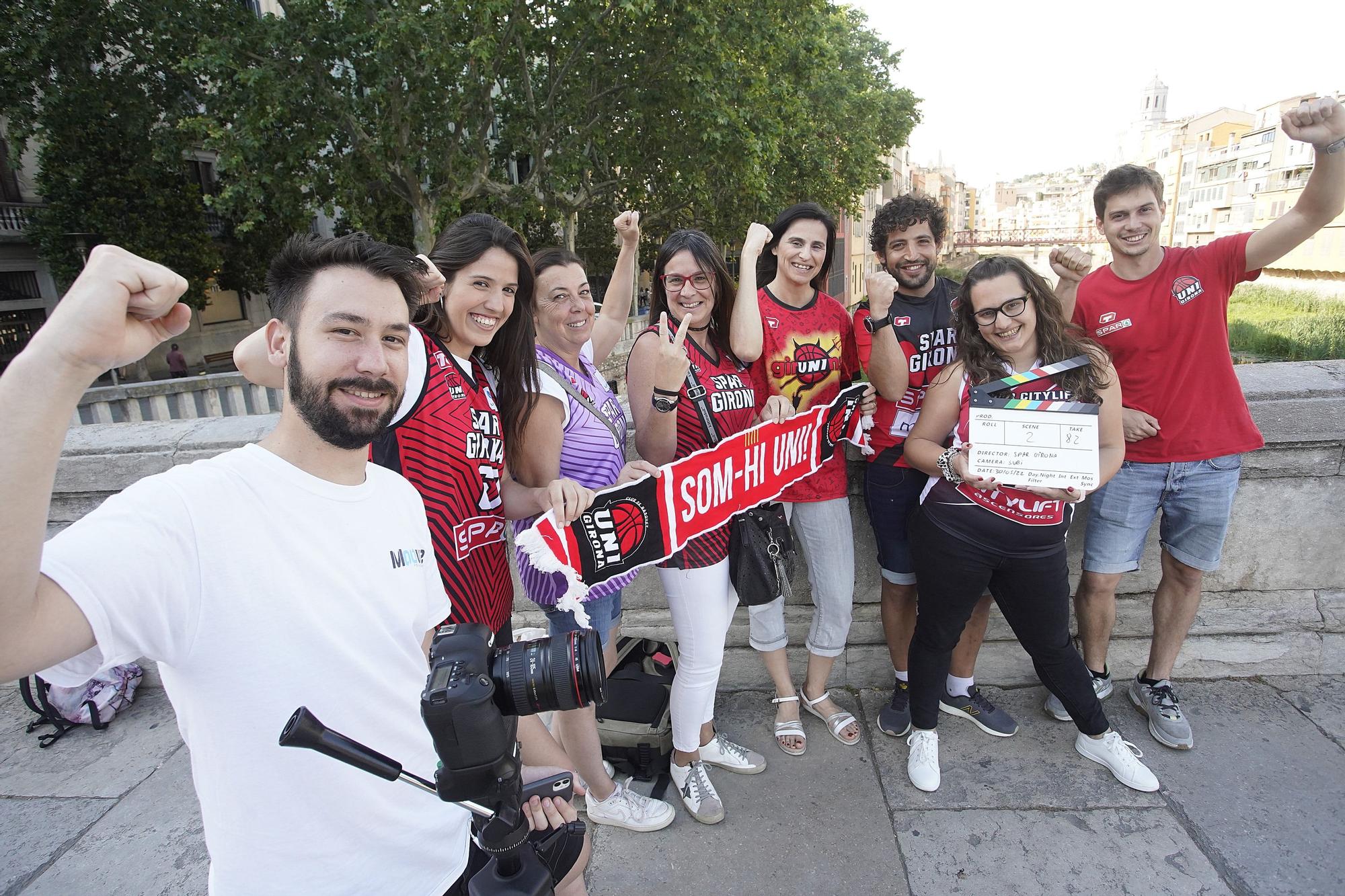 L&#039;afició de l&#039;Uni Girona participa en el vídeo de la campanya d&#039;abonaments 2022-23