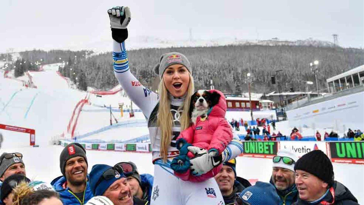 Lindsey Vonn consiguió el bronce en Are