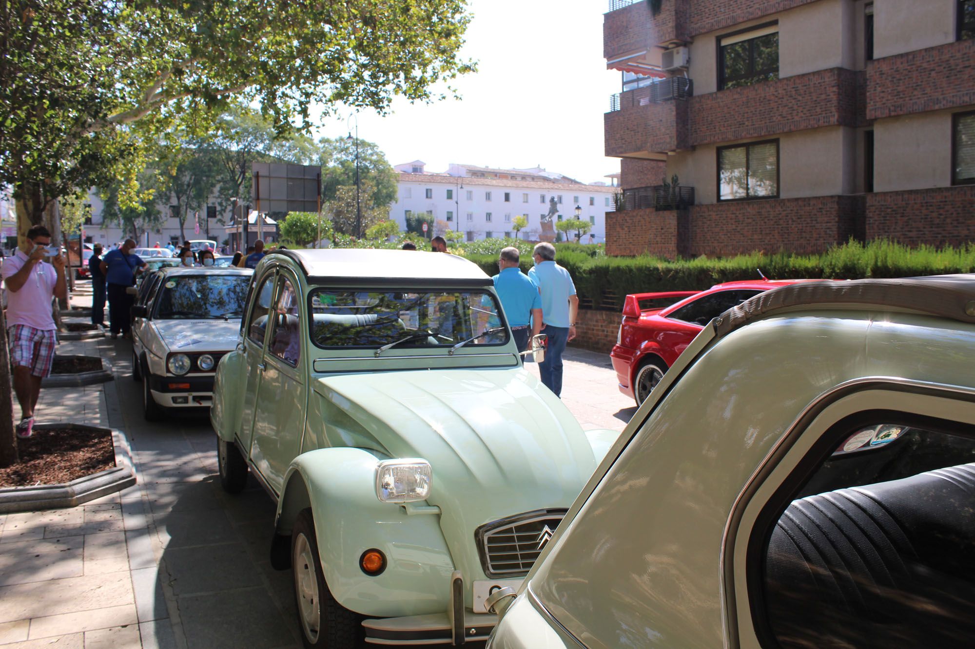 Concentración de coches clásicos en Antequera