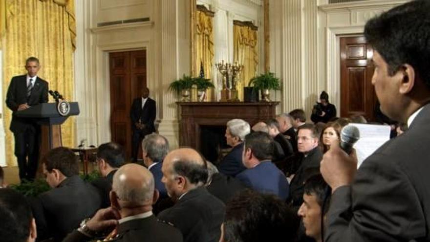 Barack Obama en un acte celebrat a la Casa Blanca.