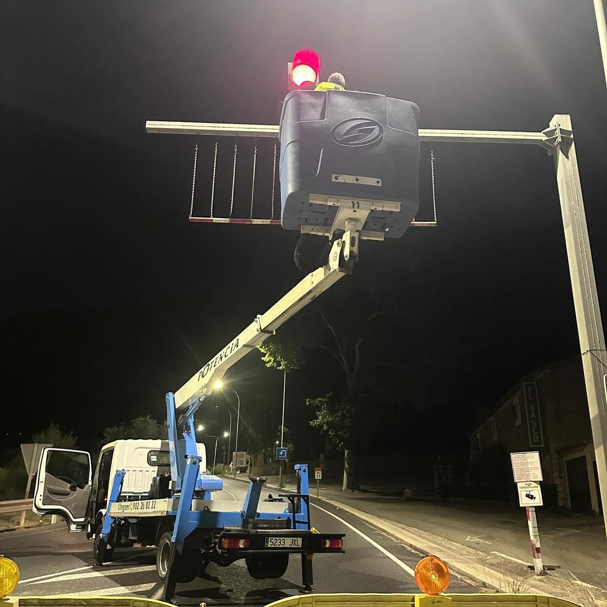 FOTOS | Los trabajos nocturnos en el túnel de Sóller, en imágenes