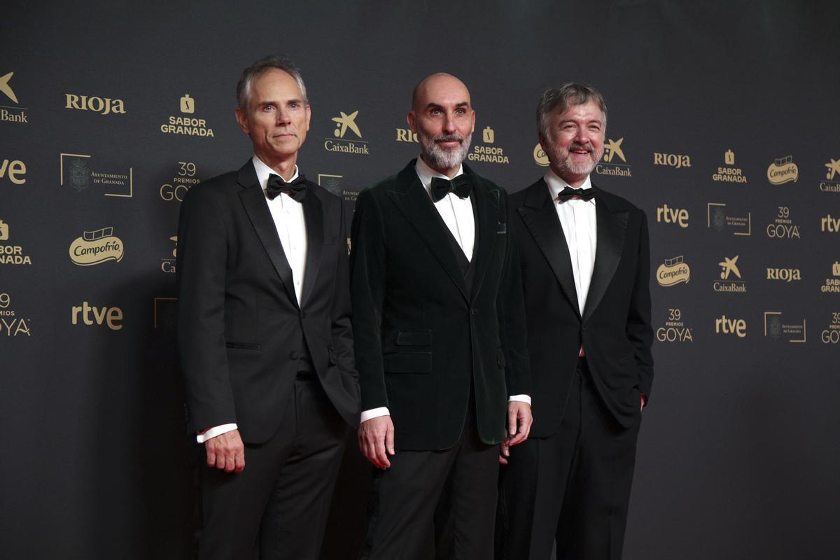 Miembros del equipo de Mariposas Negras, nominados al Mejor Película de Animación