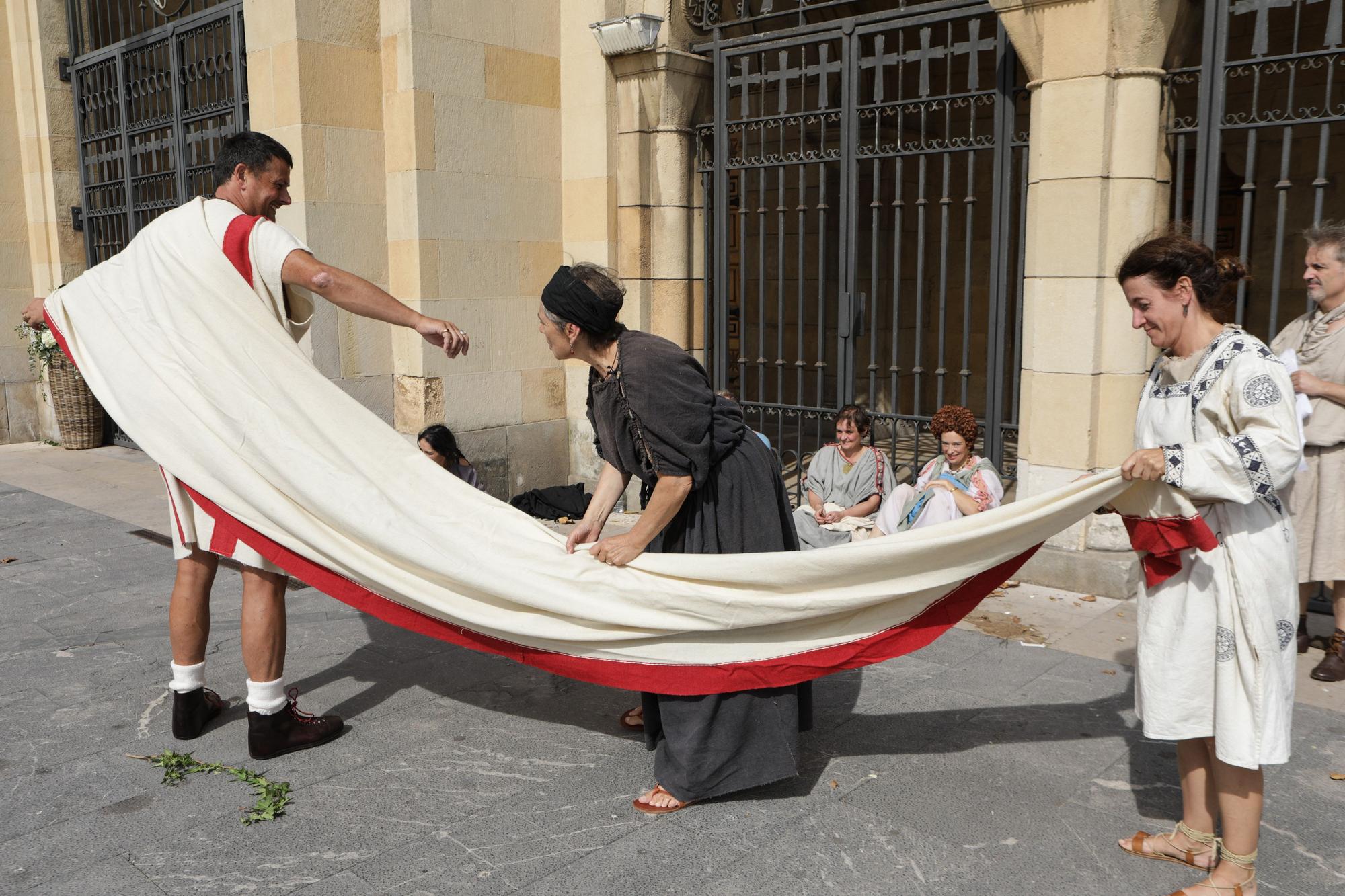 En imágenes: Recreación romana en Campo Valdés