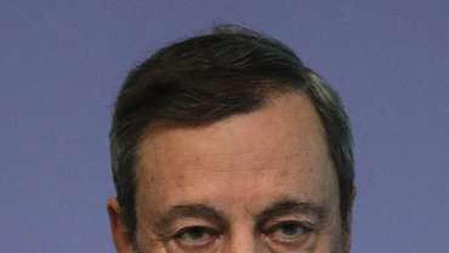 Mario Draghi, ayer.