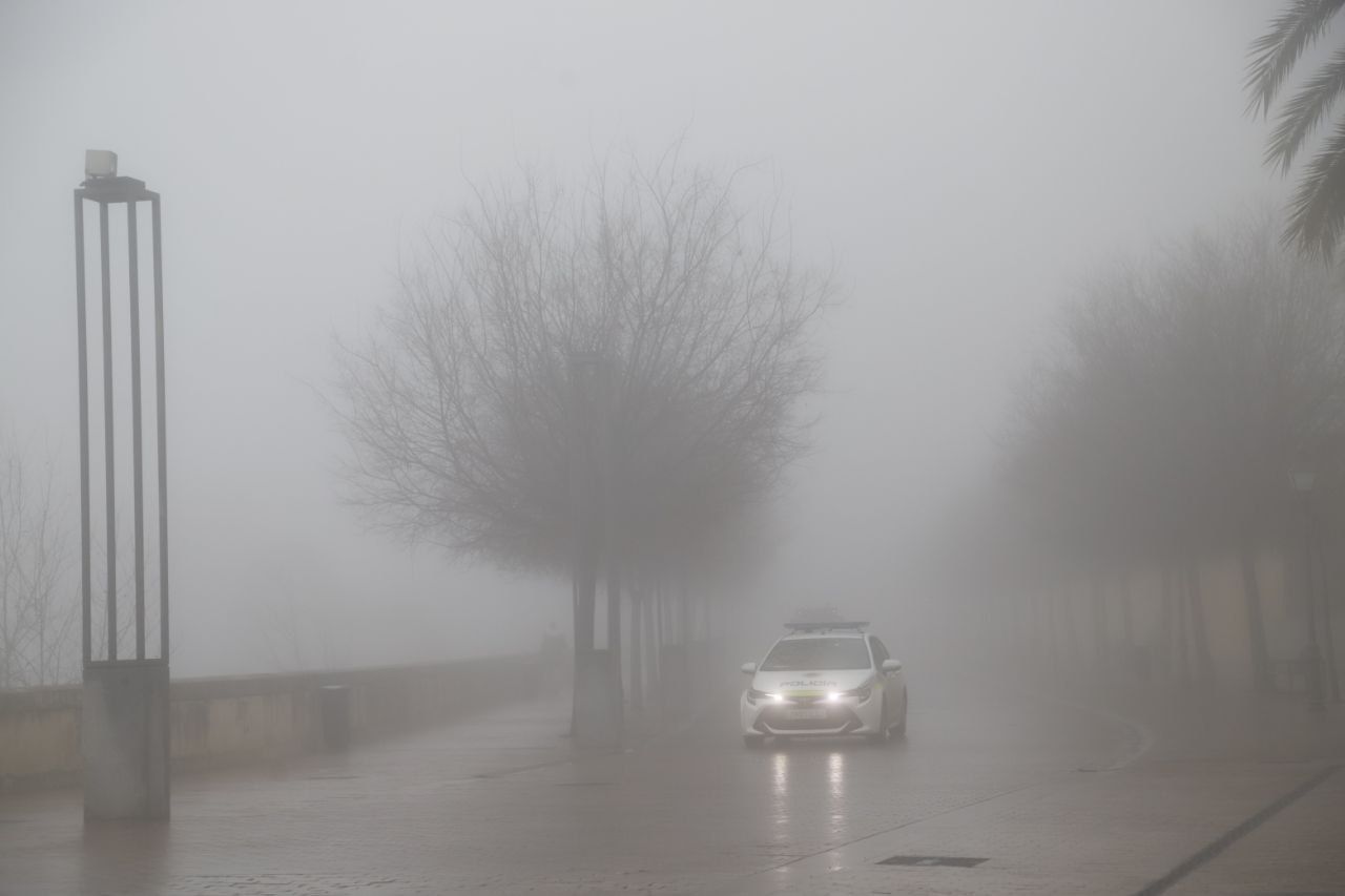 La niebla cubre Córdoba
