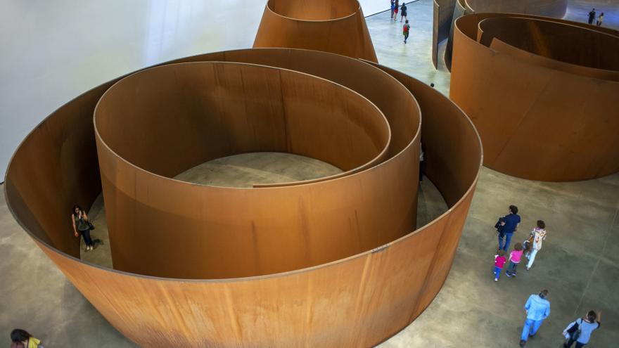 'La materia del tiempo', obra de Richard Serra en el Museo Guggenhein de Bilbao, en imagen de archivo.