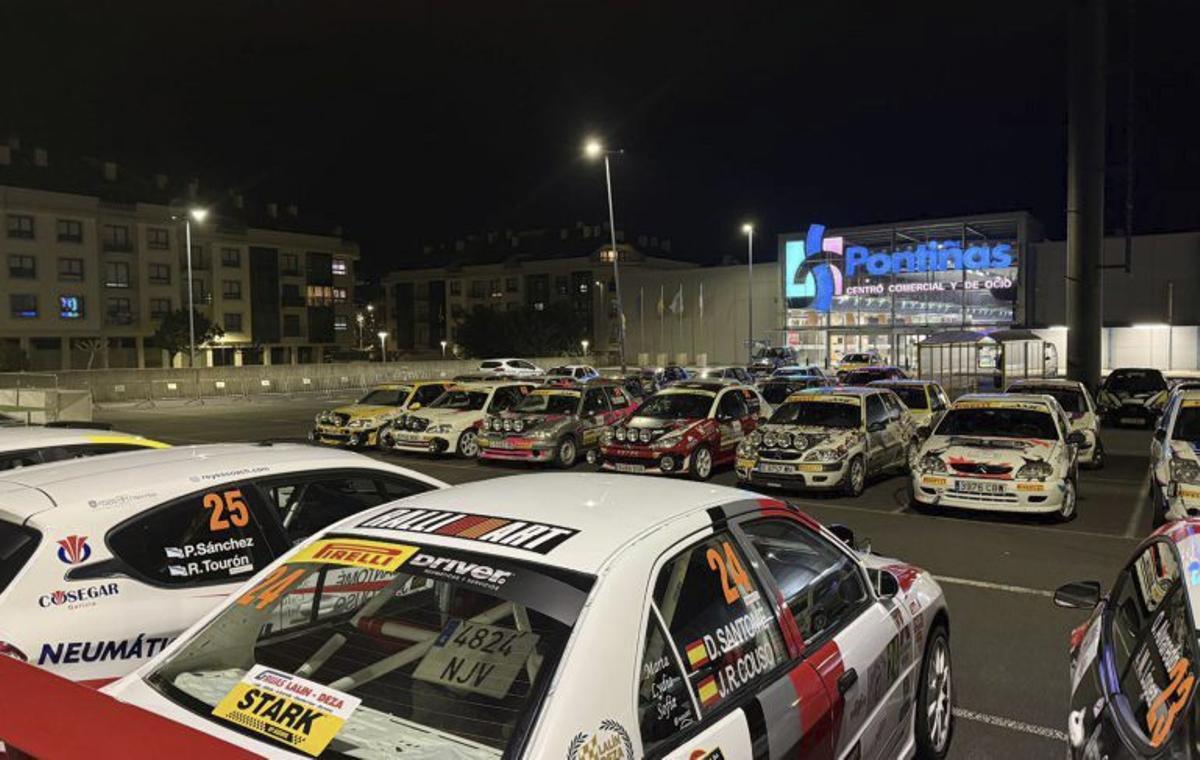 Parque cerrado en el Pontiñas Gadis de Lalín. |