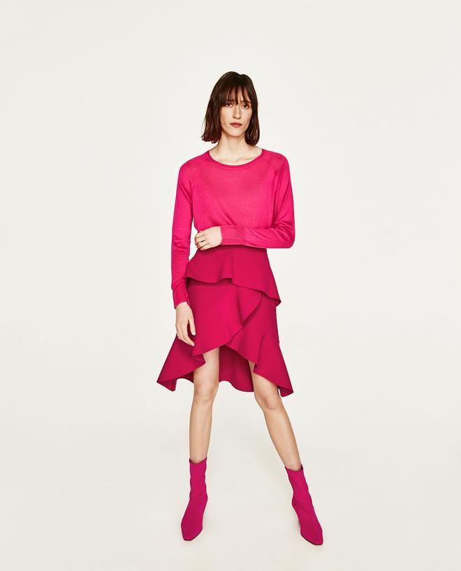 Jersey fucsia de Zara