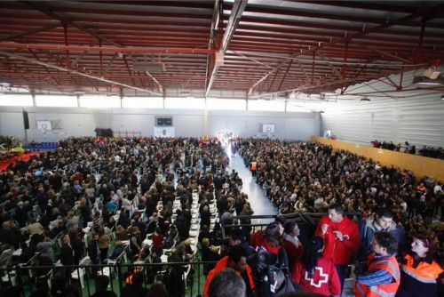 Los Reyes presiden el funeral por las víctimas de Bullas del accidente de Cieza