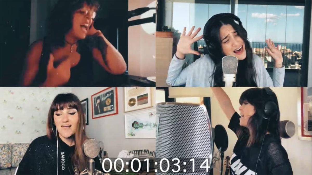 Rosana, Georgina, Rozalén y Vanesa Martín, cuatro de las cantantes que han grabado la nueva versión 'Resistiré 2020'