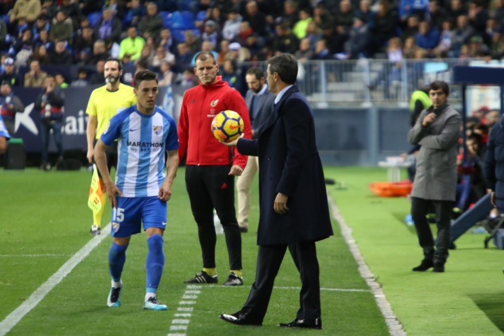 Les millors imatges del Màlaga - Girona (0-0)