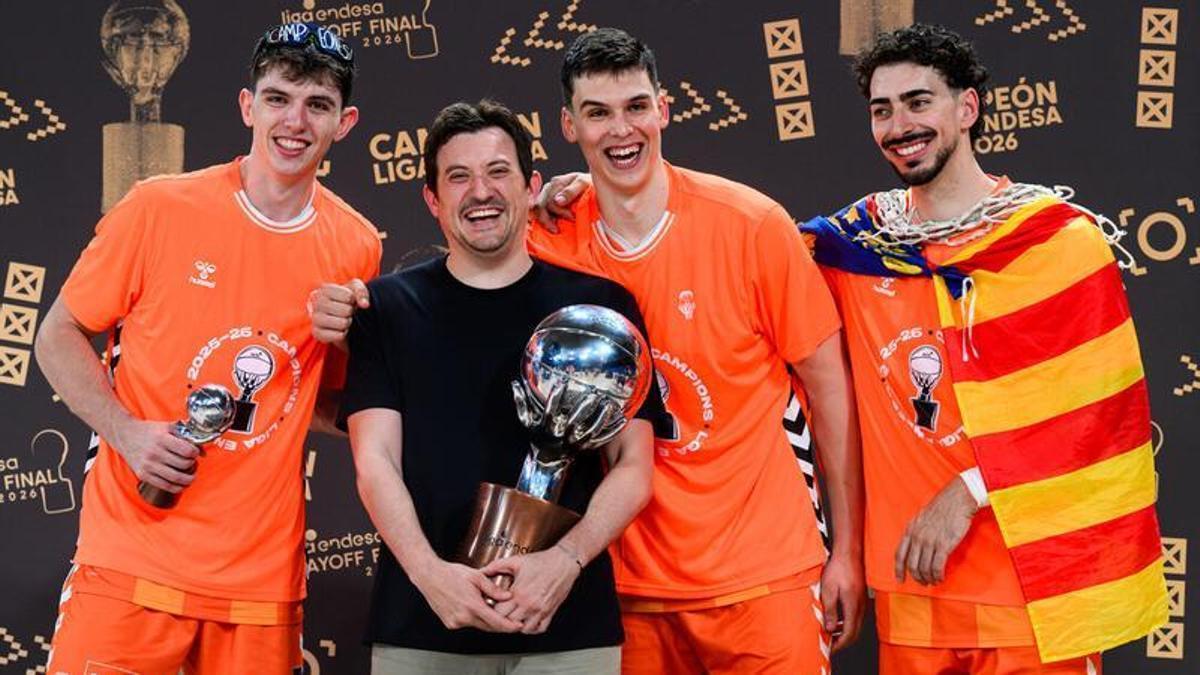 Así fue la celebración del Valencia Basket en el Palau
