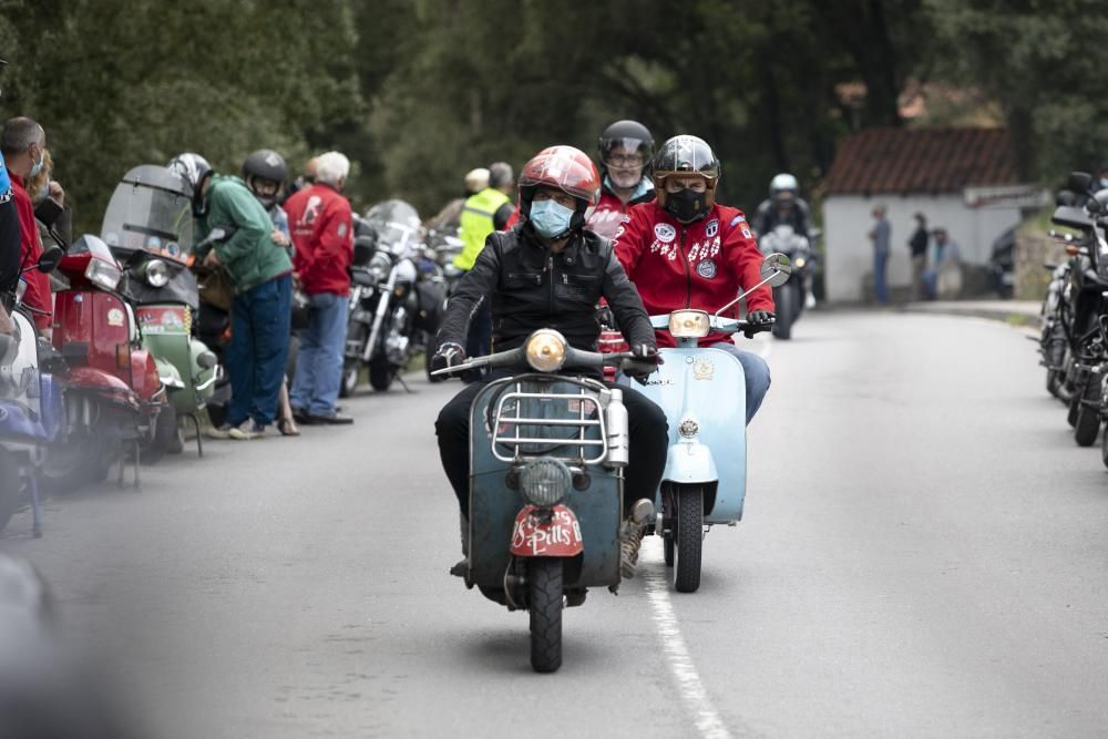 Funeral y despedida motera de Bernard Marcos, el mecánico fallecido en Llanes en un fatal accidente