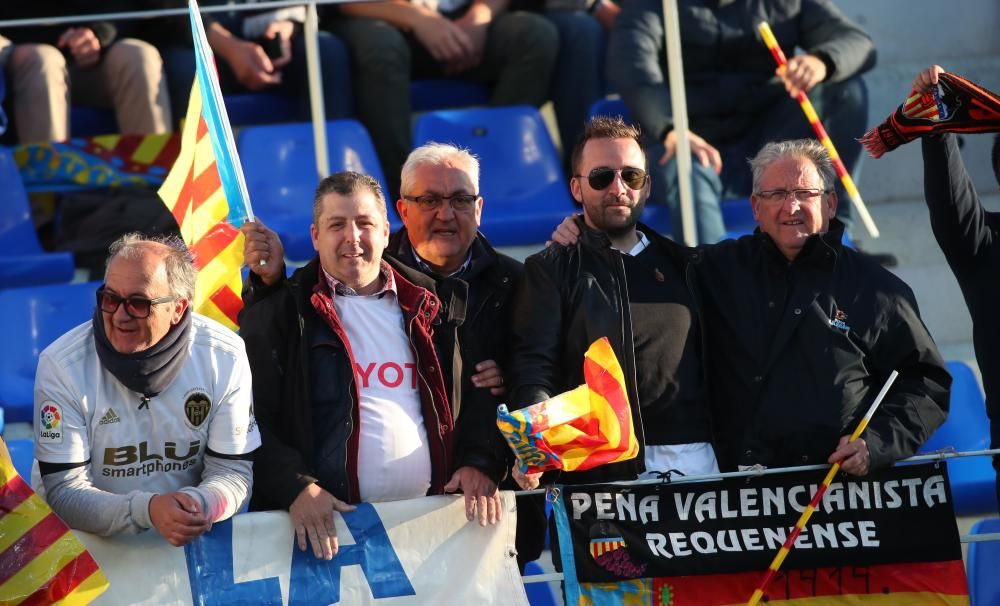 Afición en el Huesca - Valencia CF