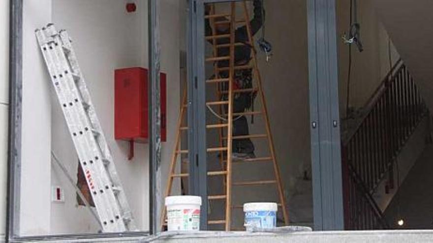 Los trabajos en el nuevo edificio se encuentran en la recta final.