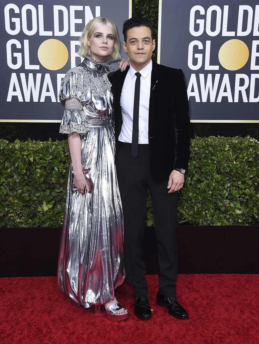 Lucy Boynton y Rami Malek, maravillosos