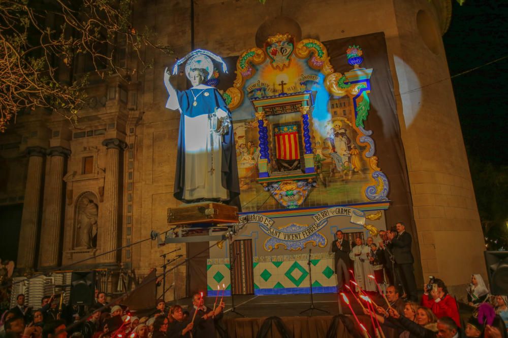 Subida a San Vicente en el Altar del Carmen