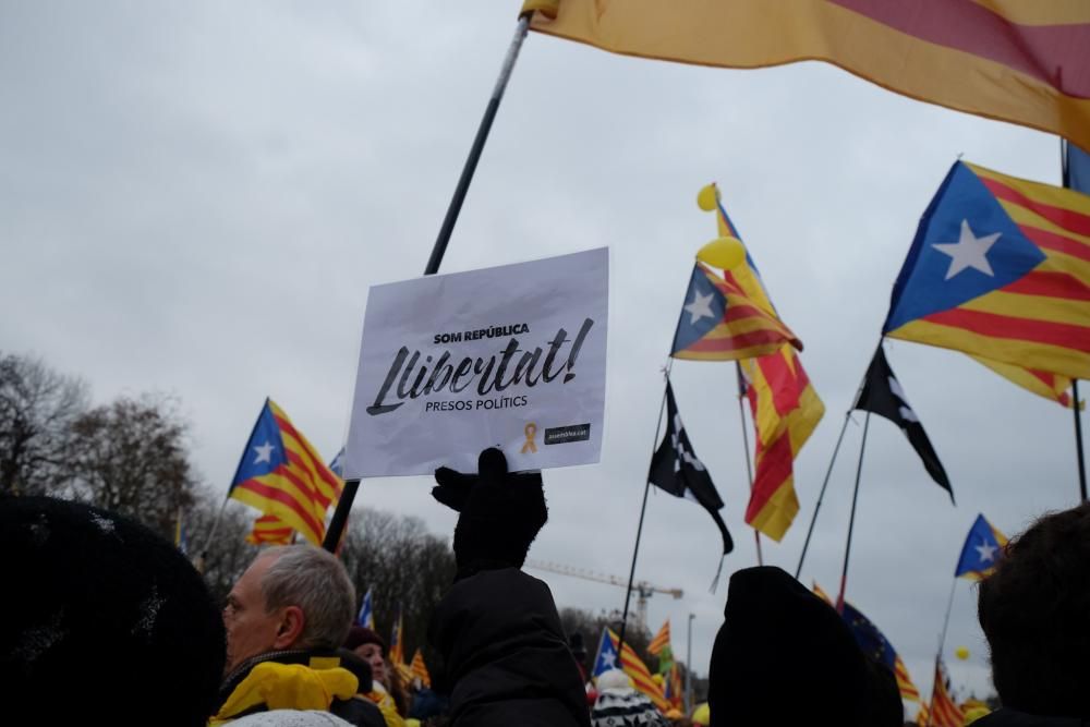 La manifestació de Brussel·les vista des de dins