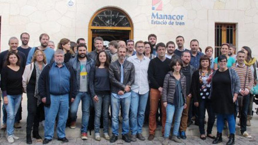 Los dirigentes de Més han apoyado hoy al alcalde y al equipo de gobierno de Manacor.