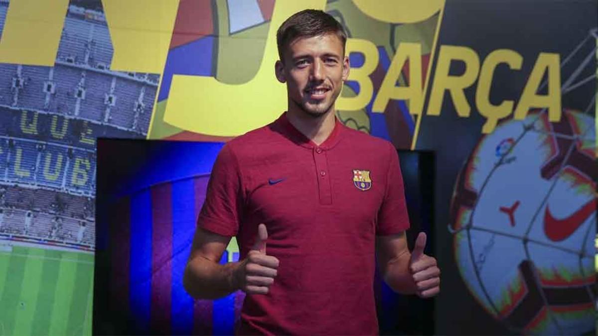 Primera fotografía de Clément Lenglet de azulgrana