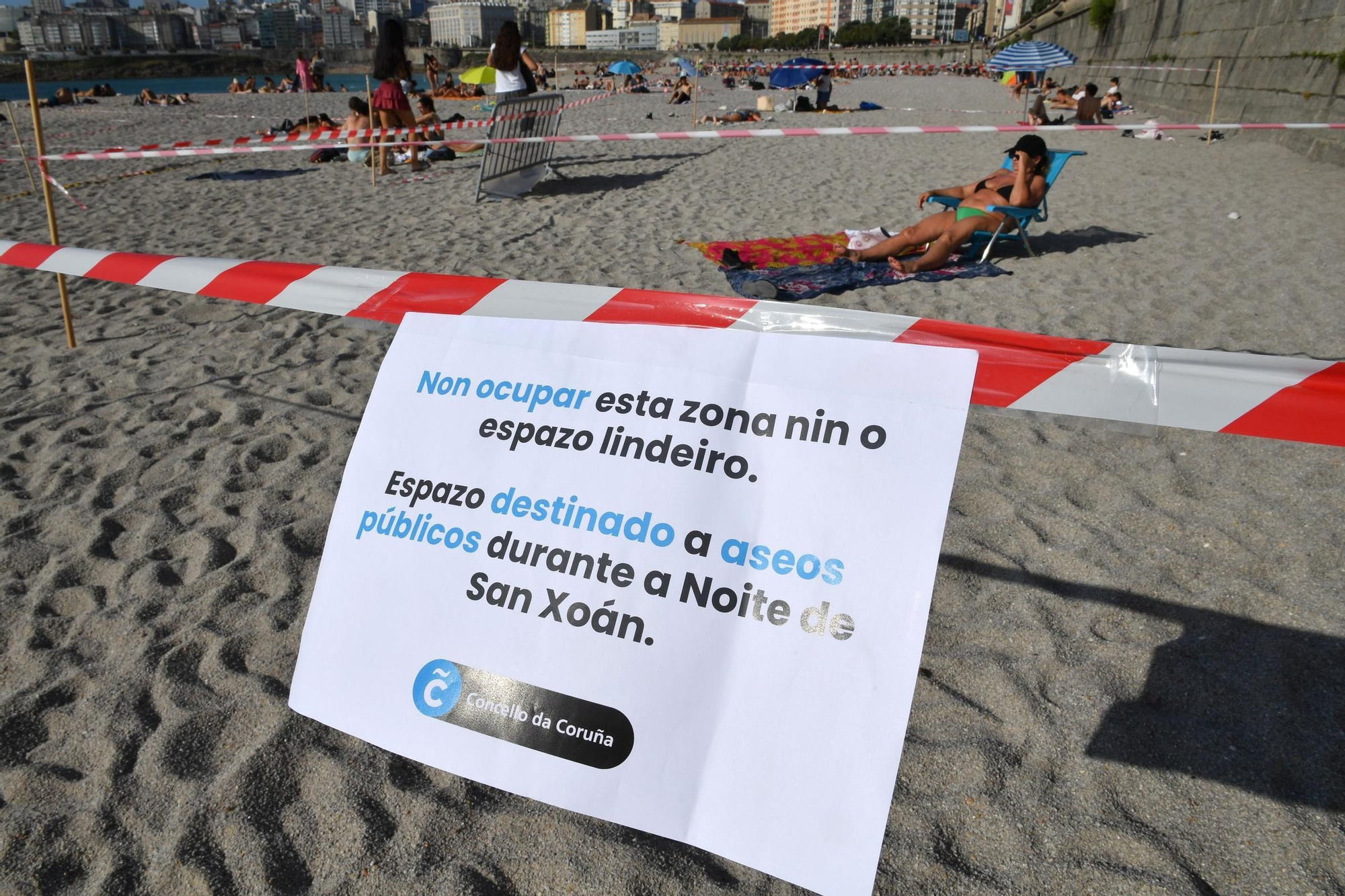 San Juan A Coruña 2025: 'Parcelaria' en la playa del Orzán ya desde la víspera de la noche de las hogueras