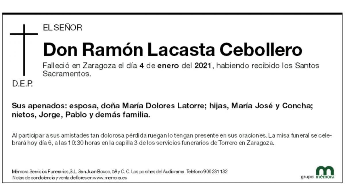 Ramón Lacasta Cebollero