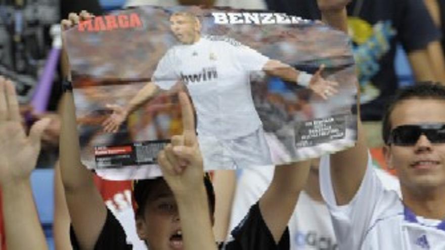 Karim Benzema ya forma parte de la &quot;galaxia&quot;