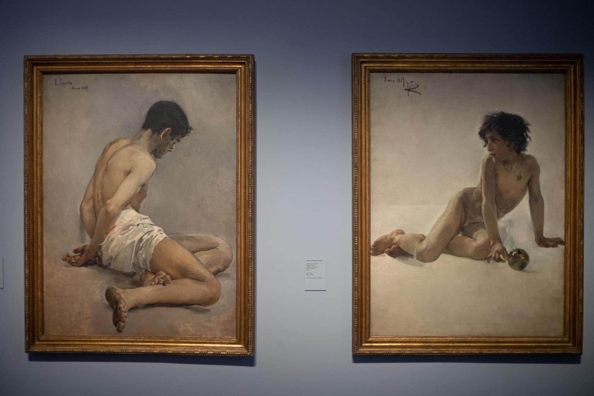 Una exposición muestra el 'erasmus' en Roma de Sorolla