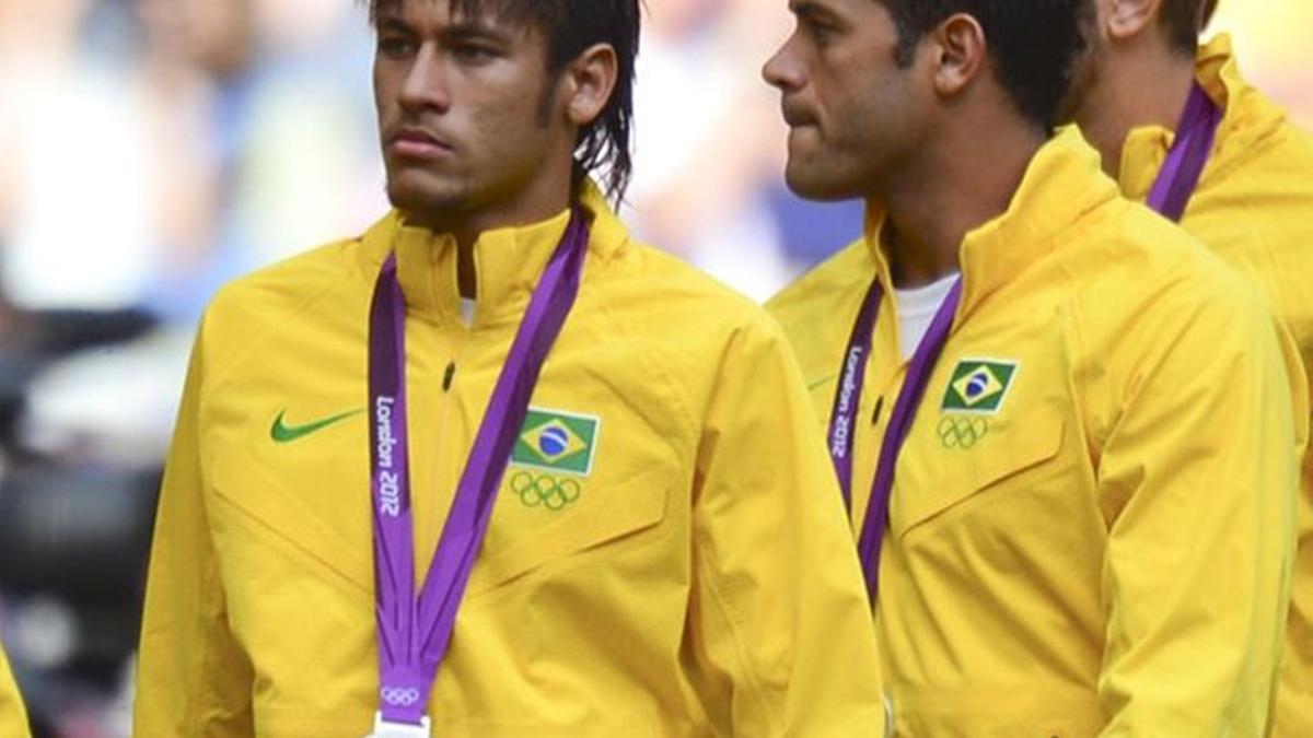 Neymar ya fue medalla de plata en Londres 2012