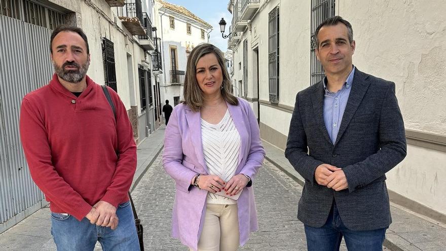 David Bazuelo, María Jesús Serrano y José Andrés García.