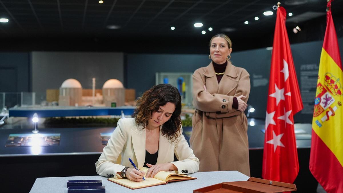 María Guardiola e Isabel Díaz Ayuso, hoy en Almaraz.
