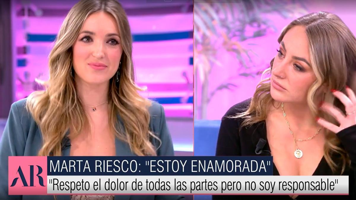 Marta Riesco se sincera en directo  con Rocío Flores: &quot;Respeto el dolor de todas las partes&quot;