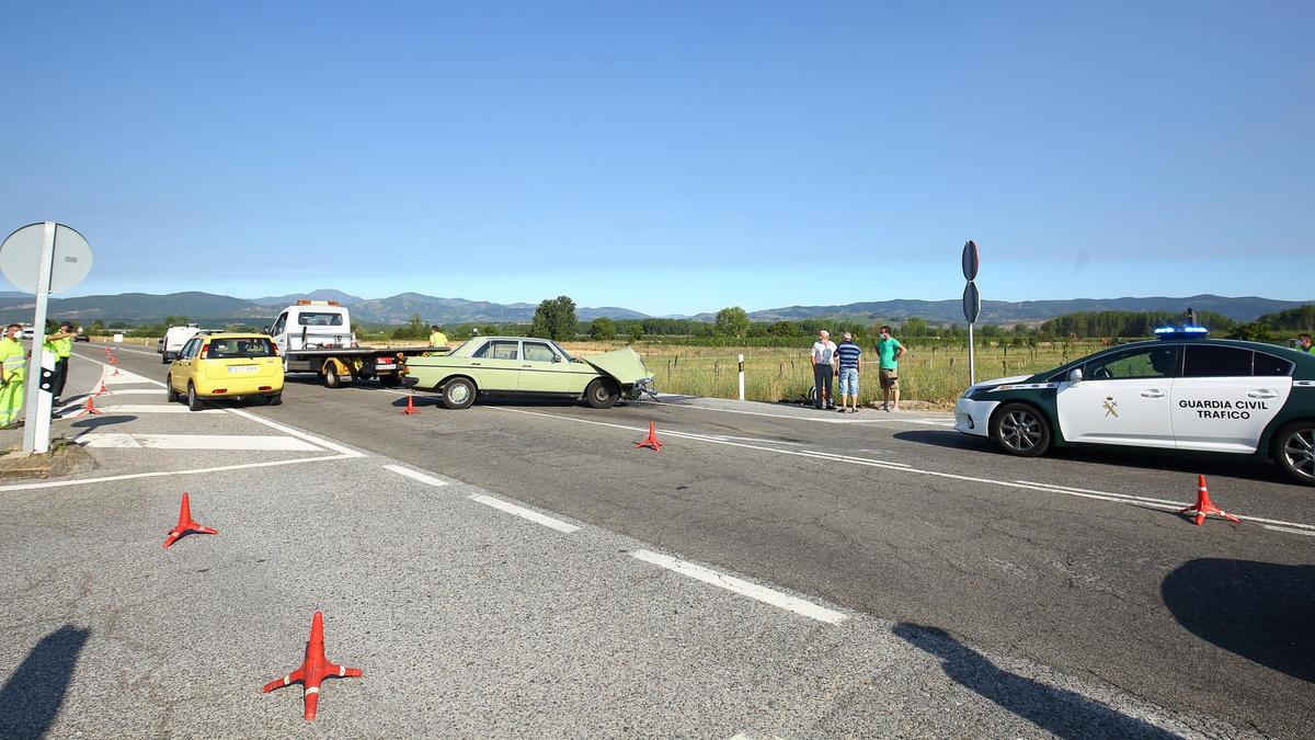 accidente en la N-VI en la provincia de León