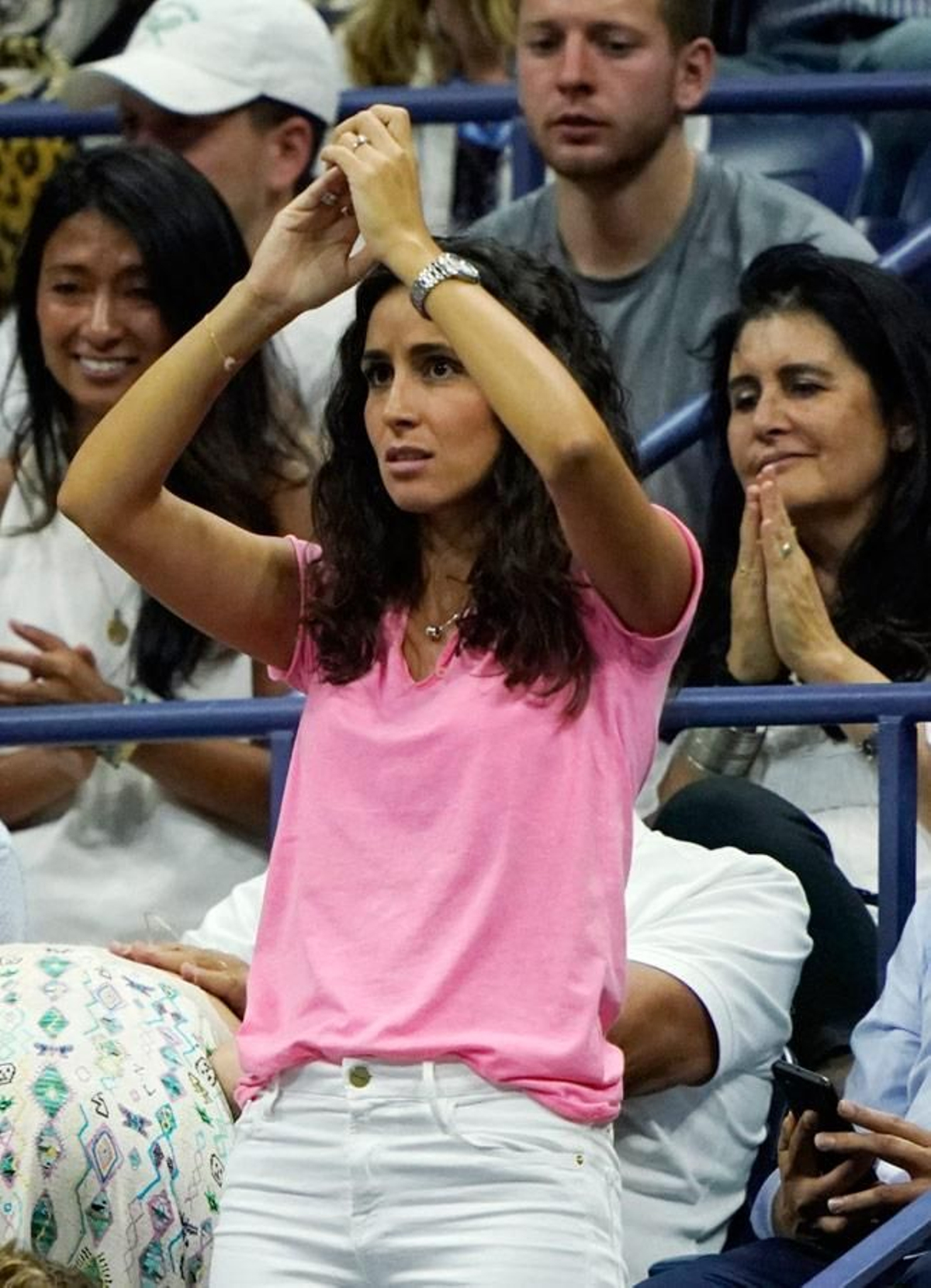 El look de Xisca Perelló para acompañar a Rafa Nadal en la final del US Open 2019