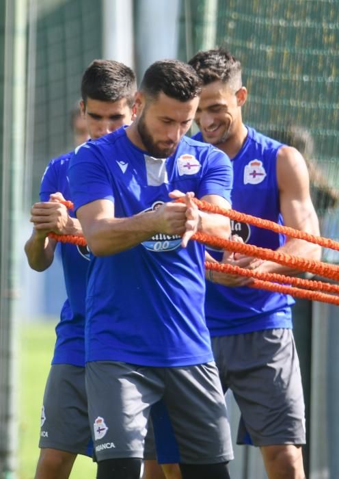 El cuerpo técnico encabezado por Juan Antonio Anquela diseñó para esta semana un plan de trabajo con seis entrenamientos, todos en la ciudad deportiva, antes del debut liguero del domingo.