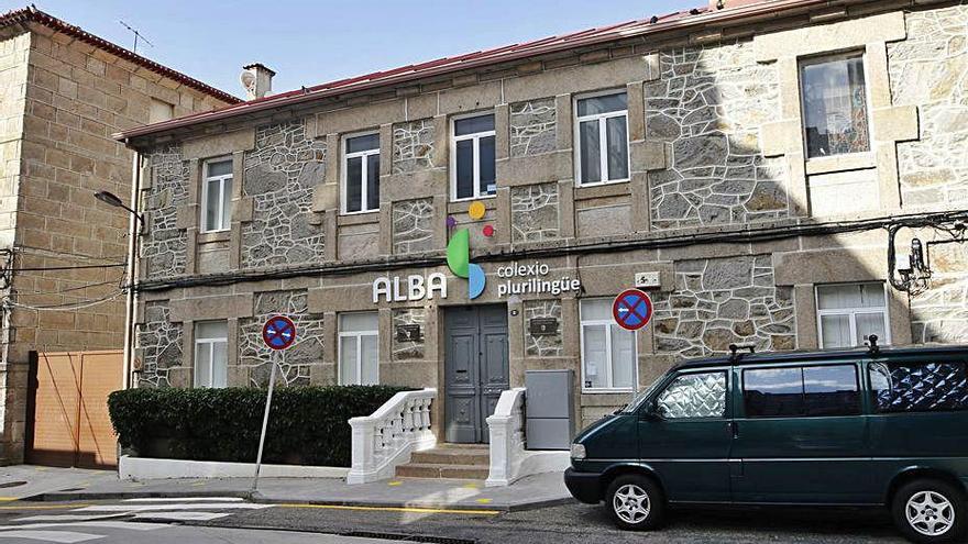 Colegio Alba, donde se ha detectado un positivo.