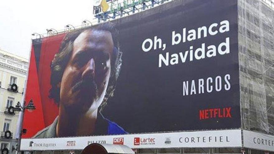 El cartel del anuncio de &#039;Narcos&#039;