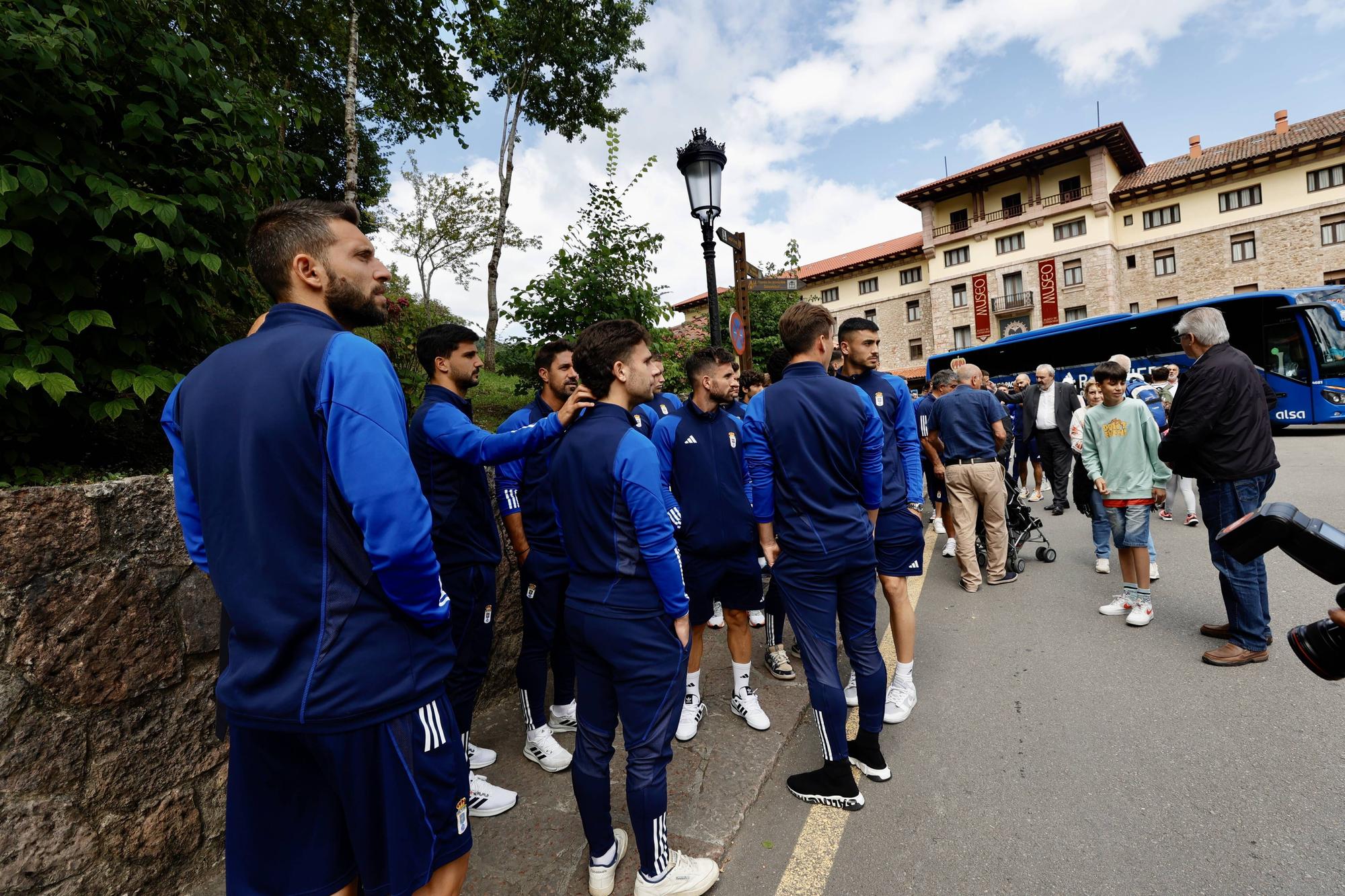 Visita del Real Oviedo al Santuario de Covadonga