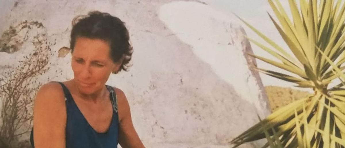 Doerte Lebender al llegar a Ibiza a finales de los años 90