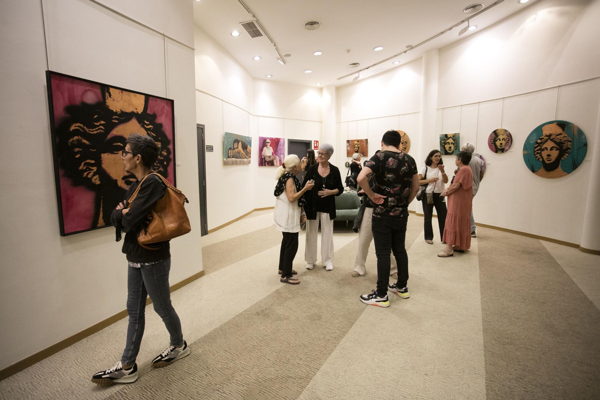 Las imágenes de la exposición de Aída Miró en el Club Diario de Ibiza