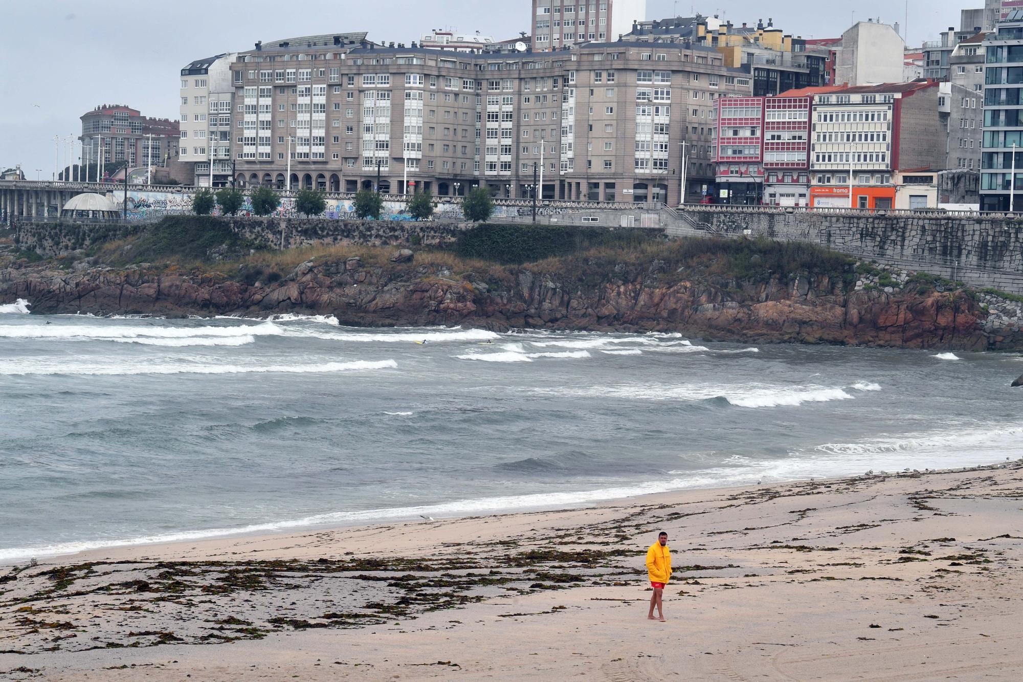 Minitemporal en A Coruña en pleno mes de junio