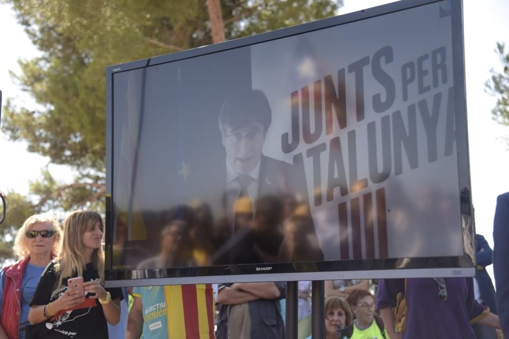 Acte institucional de Junts per Catalunya a Lledon