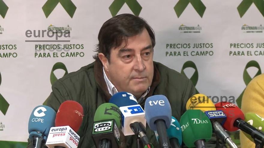 Asaja: "El próximo martes 18 de febrero Extremadura se colapsa"